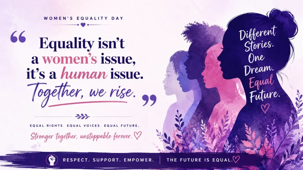 Unique Women's Equality Day Quotes