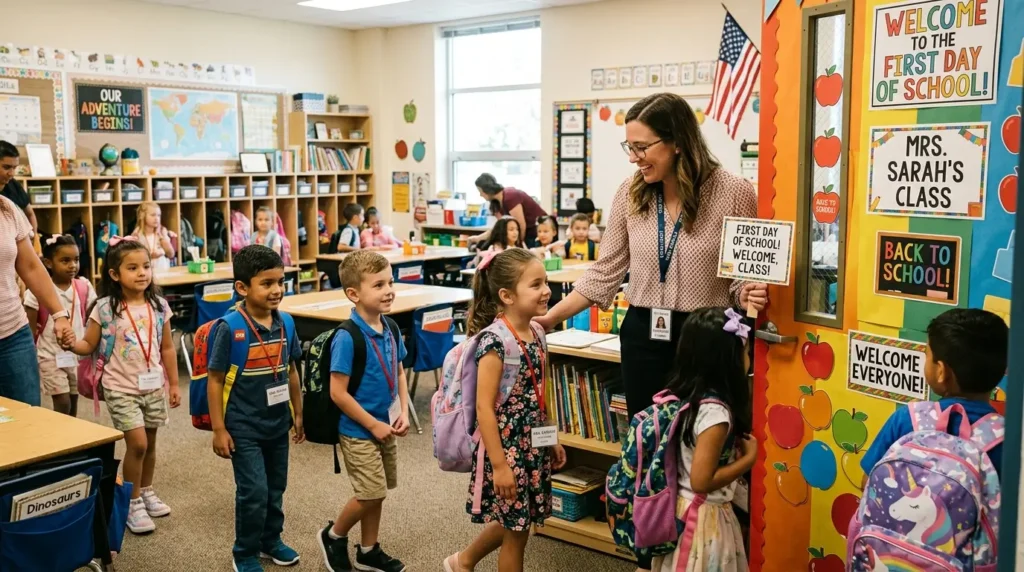 First Day of School Messages for Teachers