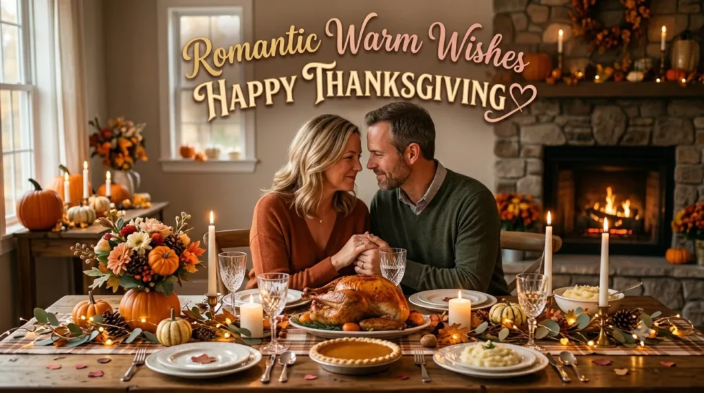 Romantic Warm Wishes Happy Thanksgiving💖