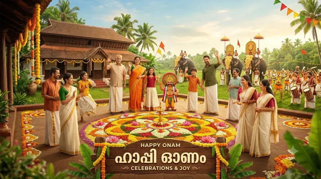 Celebration Happy Onam Wishes🎉