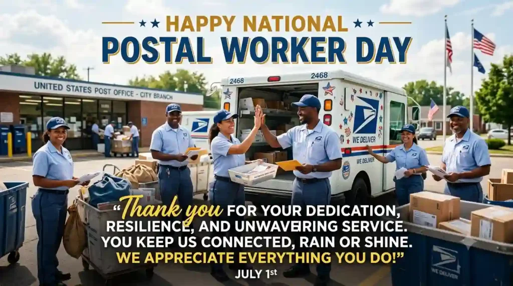 Inspirational National Postal Worker Day Wishes