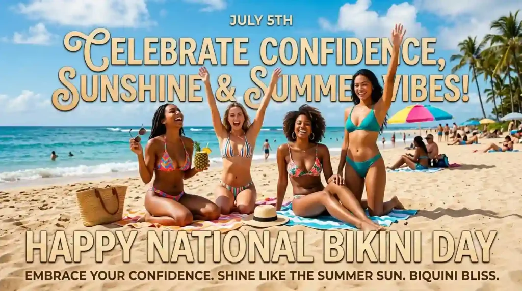Romantic National Bikini Day Wishes