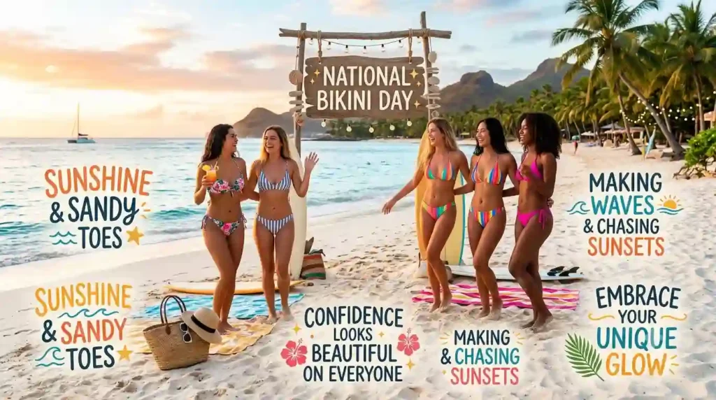 Unique & Creative National Bikini Day Wishes