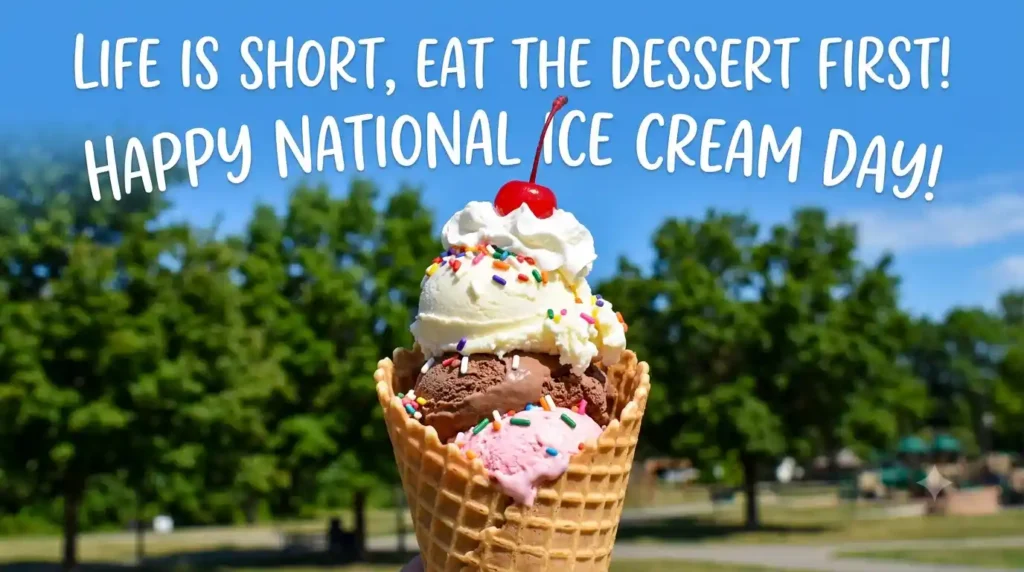 Unique National Ice Cream Day Messages