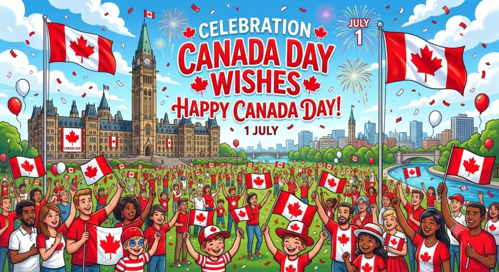 Celebration Canada Day Wishes