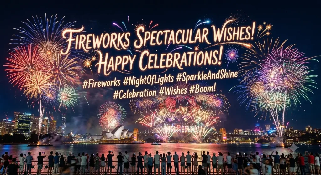 Fireworks Spectaculars Wishes for Social Media Captions