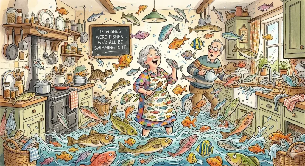 Funny If Wishes Were Fishes