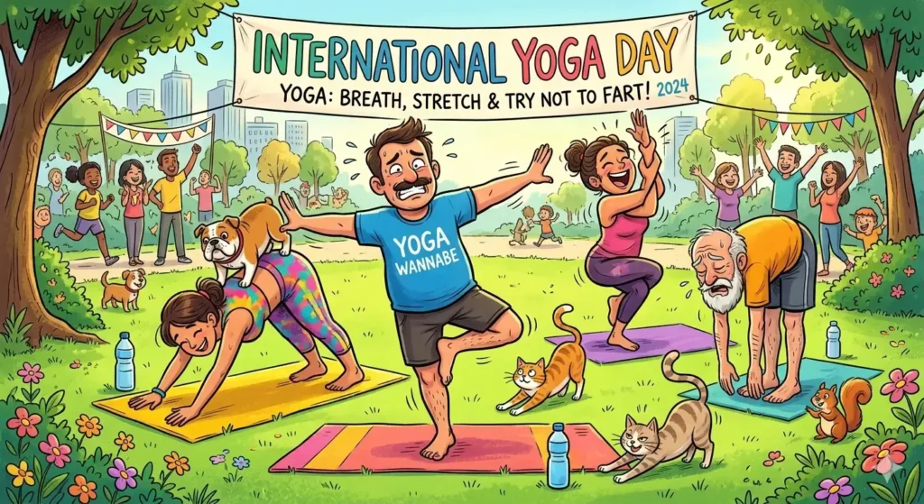 Funny International Yoga Day Wishes