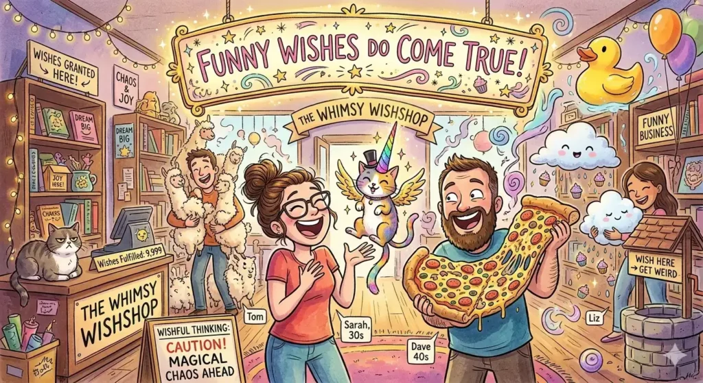 Funny Wishes Come True Messages