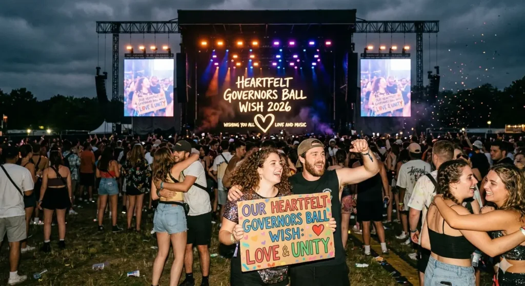 Heartfelt Governors Ball Wish 2026