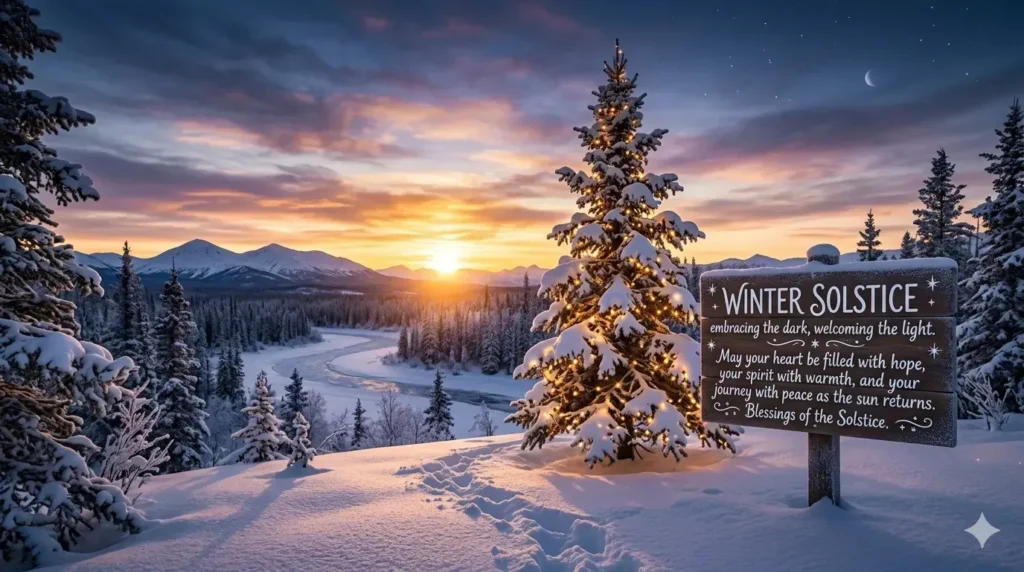 Inspirational Winter Solstice Wishes