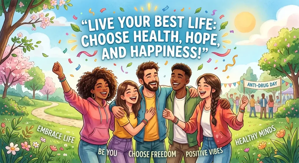 Positive Anti-Drug Day Quotes