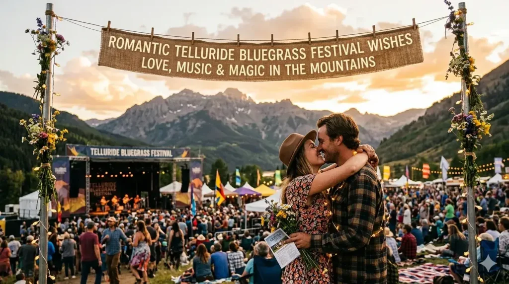 romantic-telluride-bluegrass-festival-wisRomantic Telluride Bluegrass Festival Wisheshes