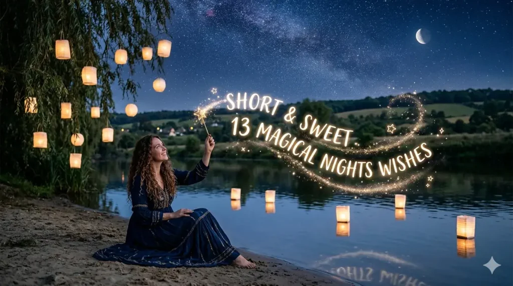 Short & Sweet 13 Magical Nights Wishes Example