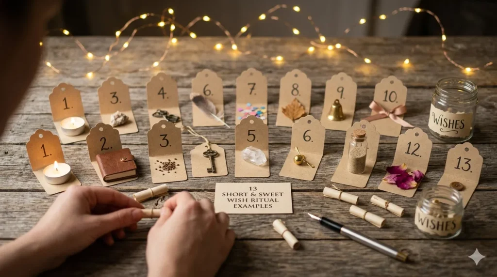 Short & Sweet 13 Wishes Ritual Examples