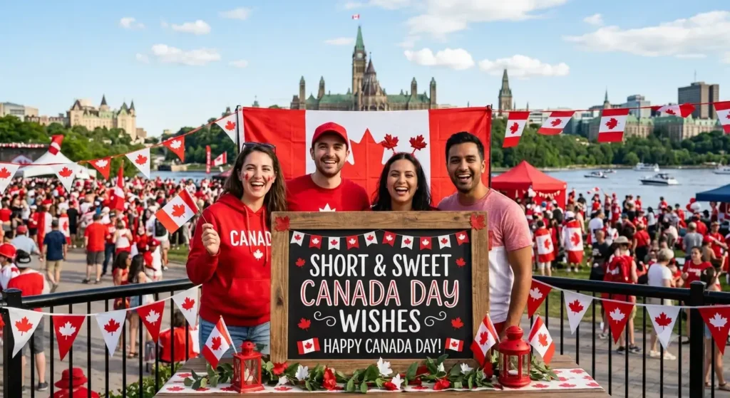 Short & Sweet Canada Day Wishes