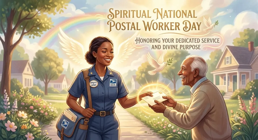 Spiritual National Postal Worker Day Wishes