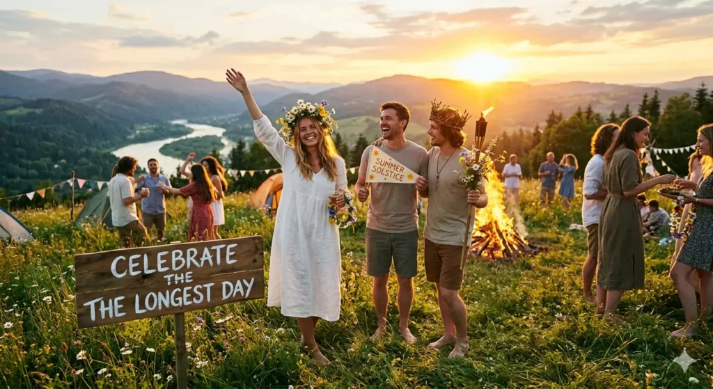 Summer Solstice Day Captions for Social Media
