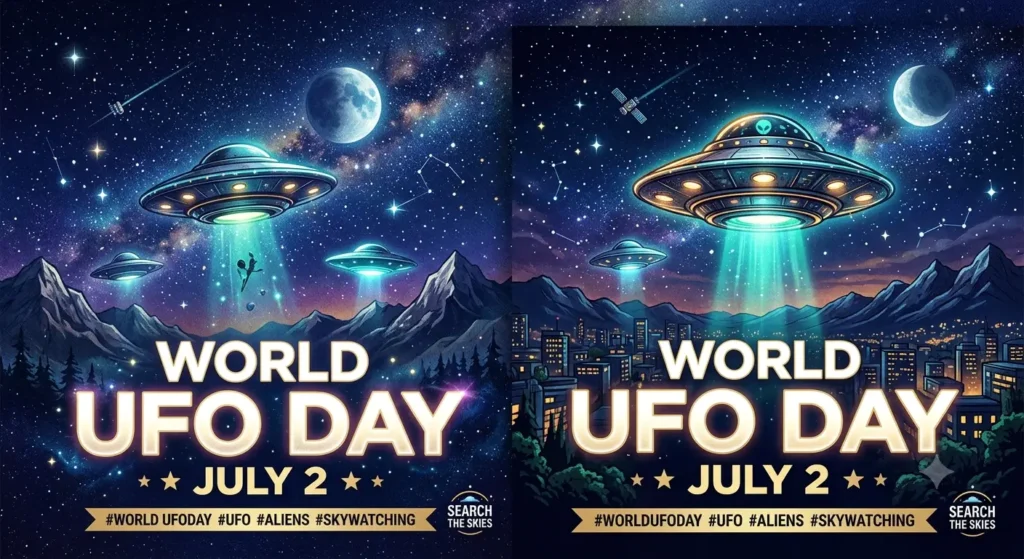 World UFO Day Captions for Social Media