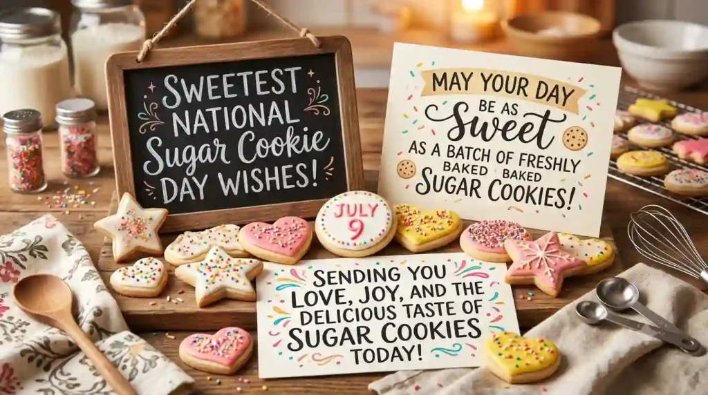 Celebration National Sugar Cookie Day Wishes