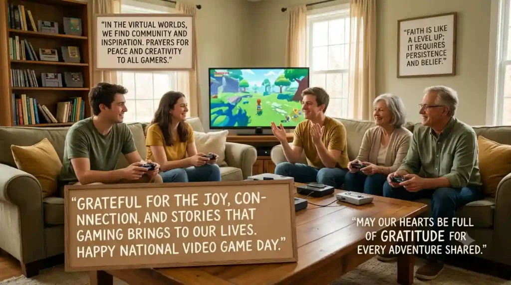 Grateful & Spiritual National Video Game Day Wishes