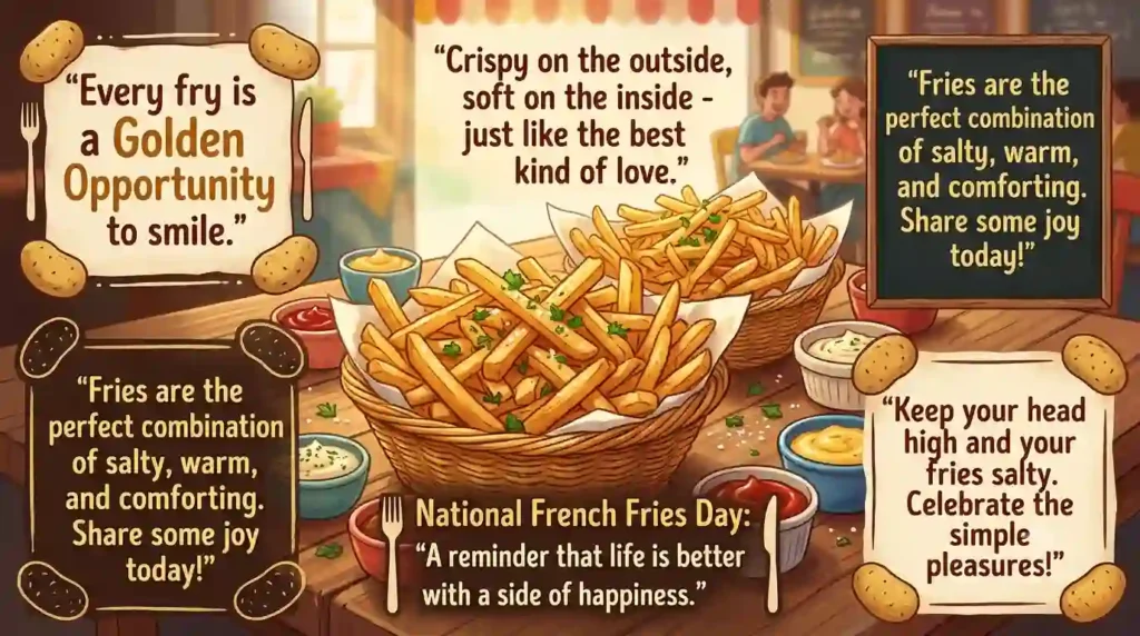 Inspirational National French Fries Day Wishes