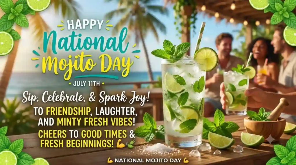 Inspirational National Mojito Day Wishes
