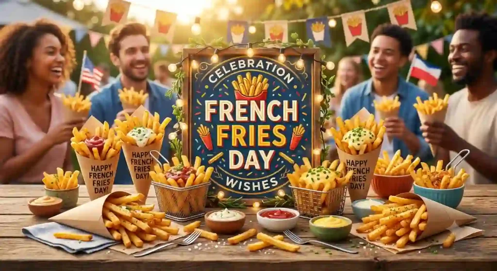 Celebration French Fries Day Wishes