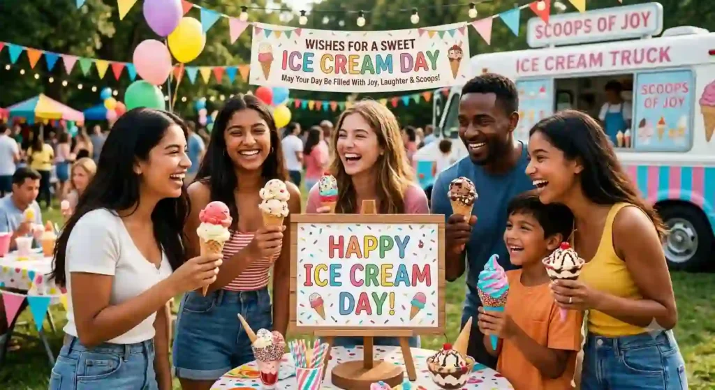 Celebration Ice Cream Day Wishes