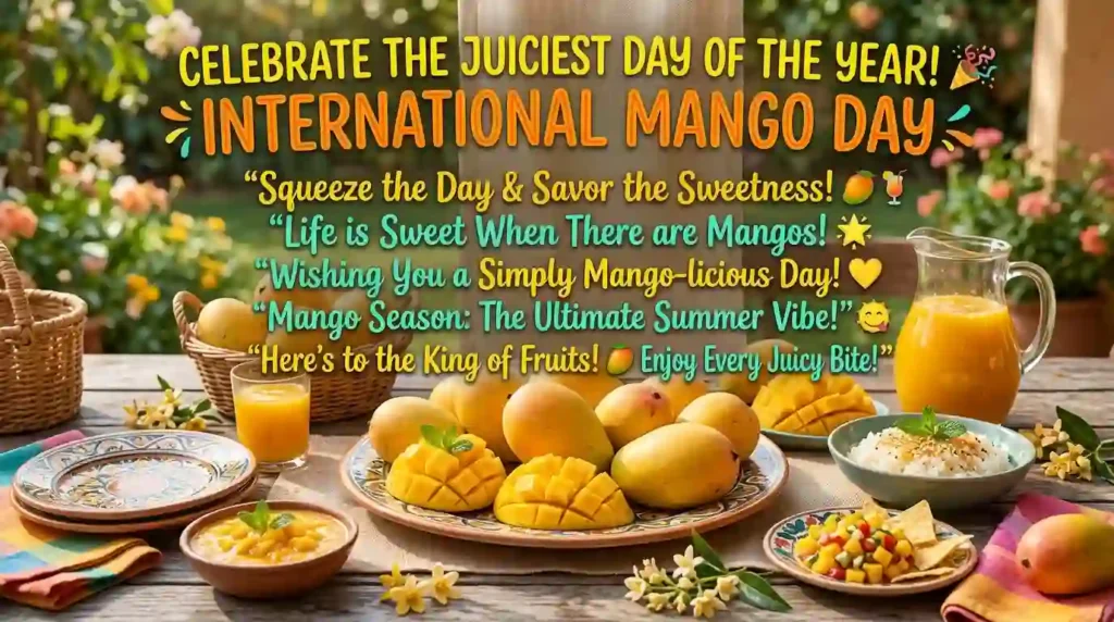 Celebration Mango Day Wishes