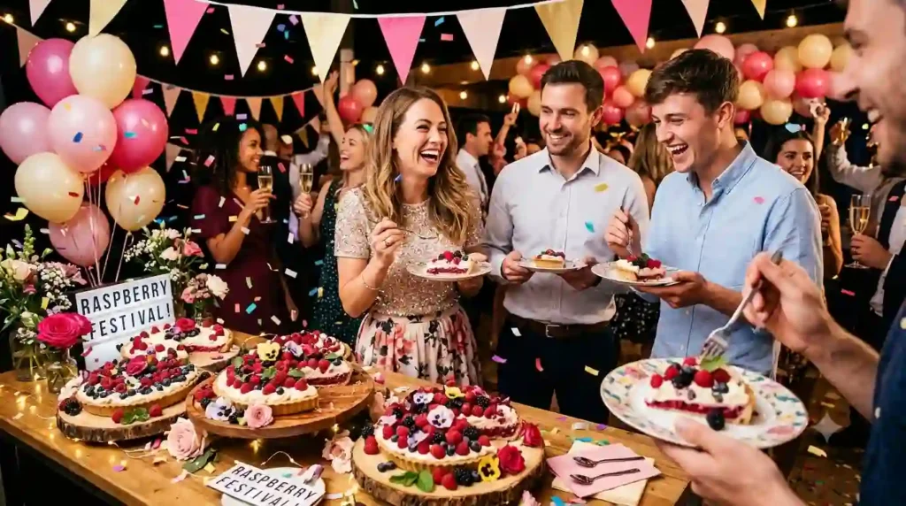 Celebration National Raspberry Cream Pie Day Wishes