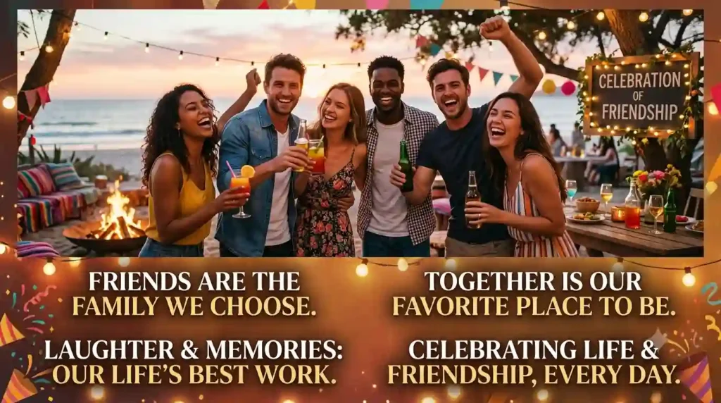 Celebration Short Friendship Quotes