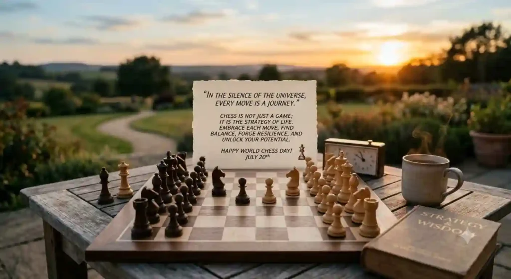 Deep and Inspirational Chess Day Greetings