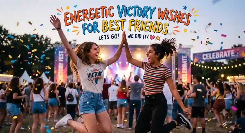Energetic Victory Wishes for Best Friends
