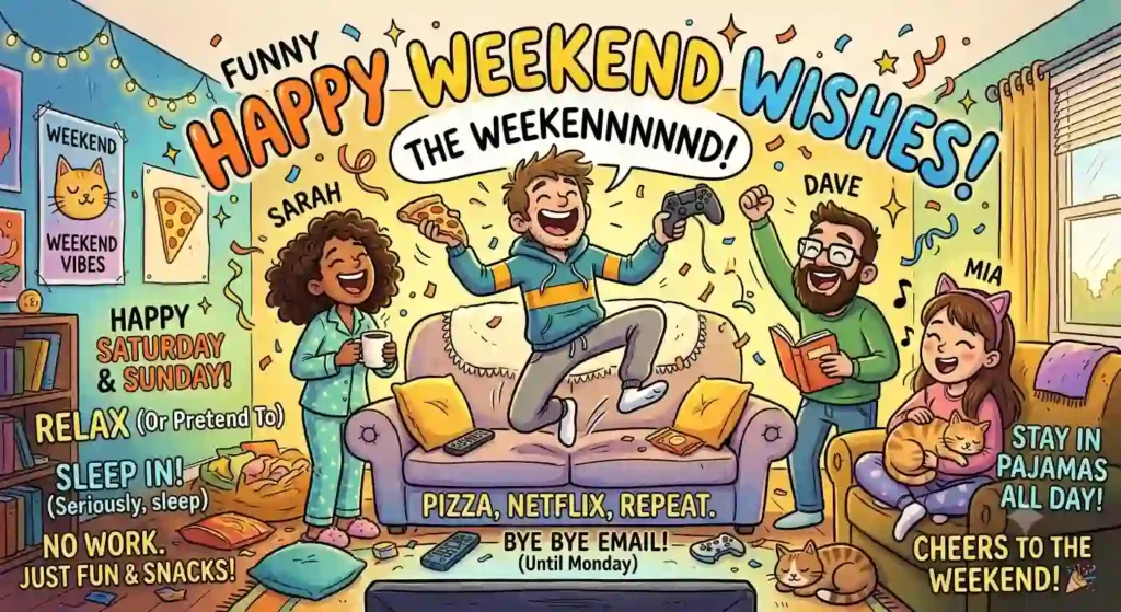 Funny Happy Weekend Wishes