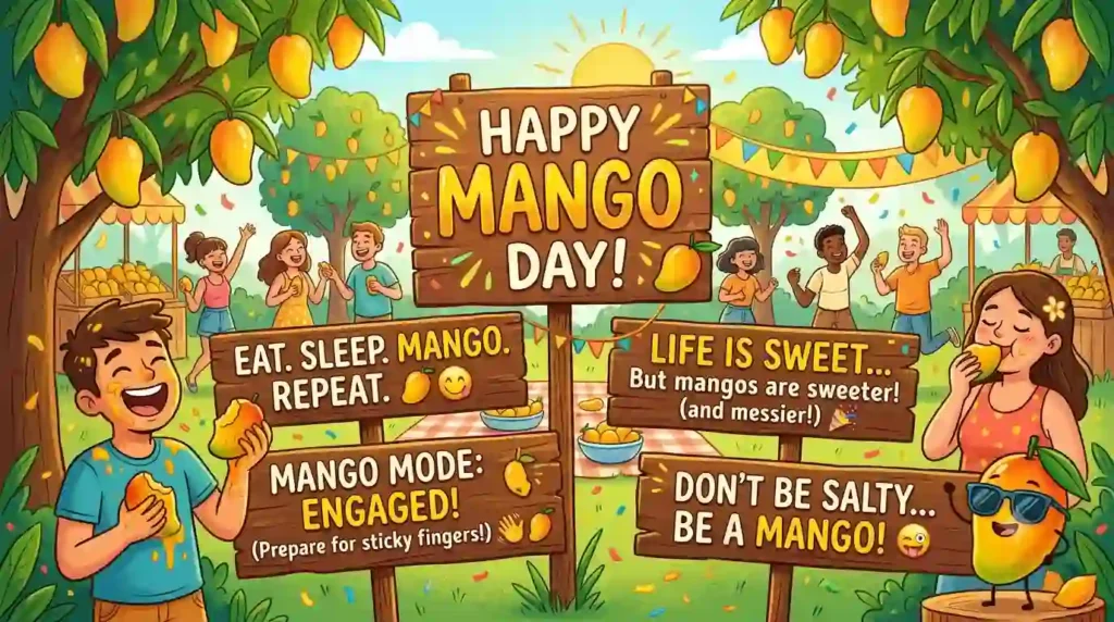 Funny Mango Day Wishes