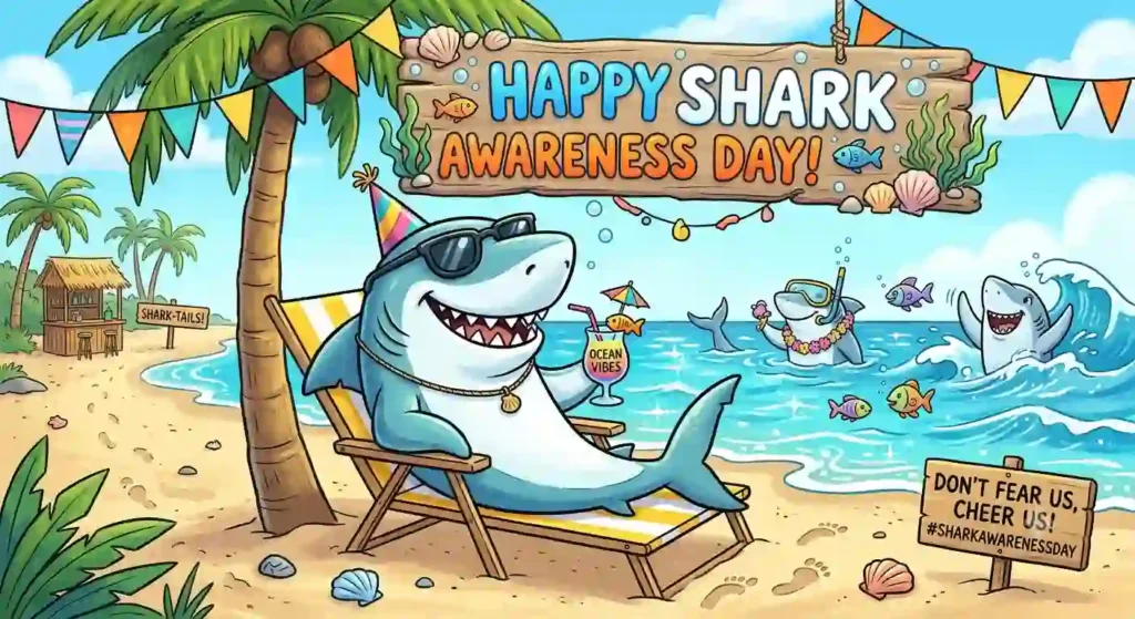 Funny Shark Awareness Day Wishes