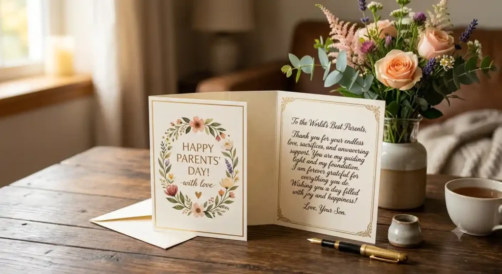 Greeting Card Messages for Parents Day