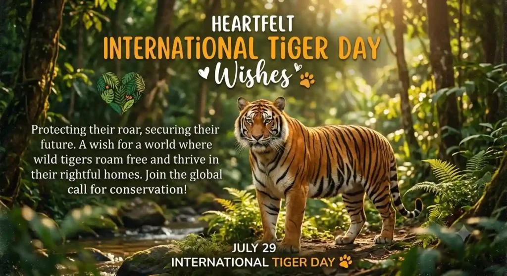 Heartfelt International Tiger Day Wishes