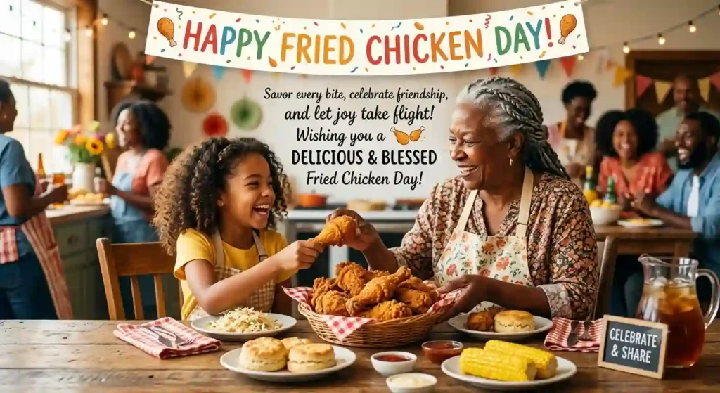 Inspirational Fried Chicken Day Wishes