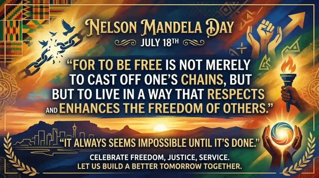 Inspirational Nelson Mandela Day Wishes