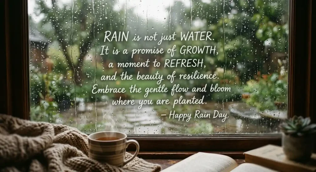 Inspirational Rain Day Wishes