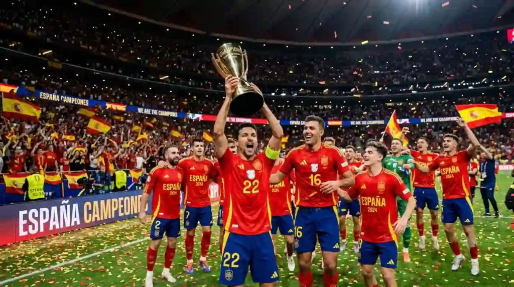 Instagram Captions for Spain Champions