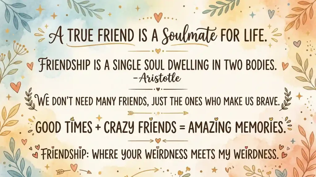 Meaningful Short Friendship Quotes
