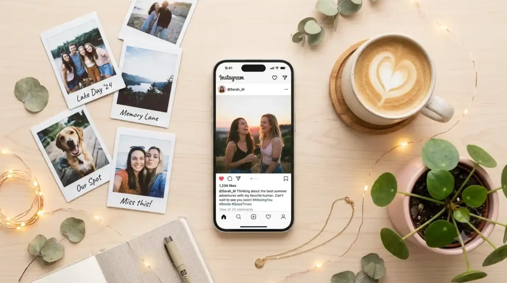 Missing You Captions for Social Media
