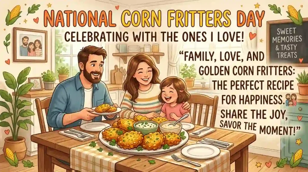 National Corn Fritters Day Wishes for Family