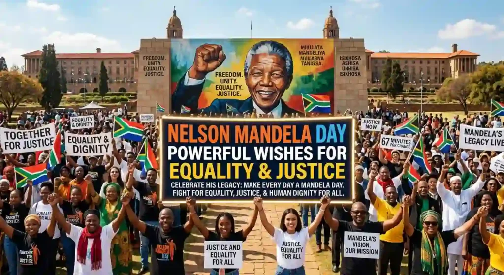 Powerful Nelson Mandela Day Wishes about Equality & Justice