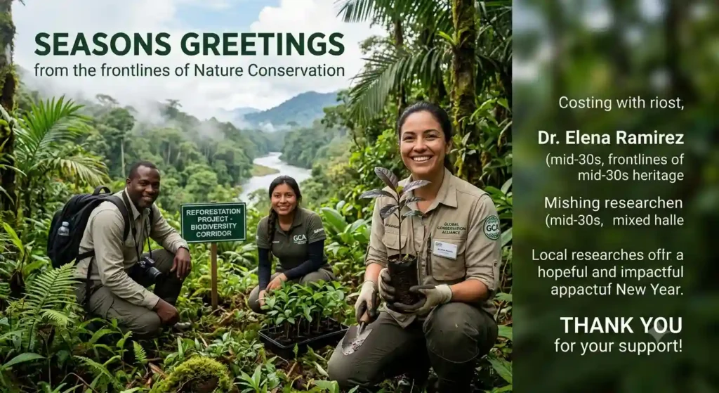 Professional Nature Conservation Greetings