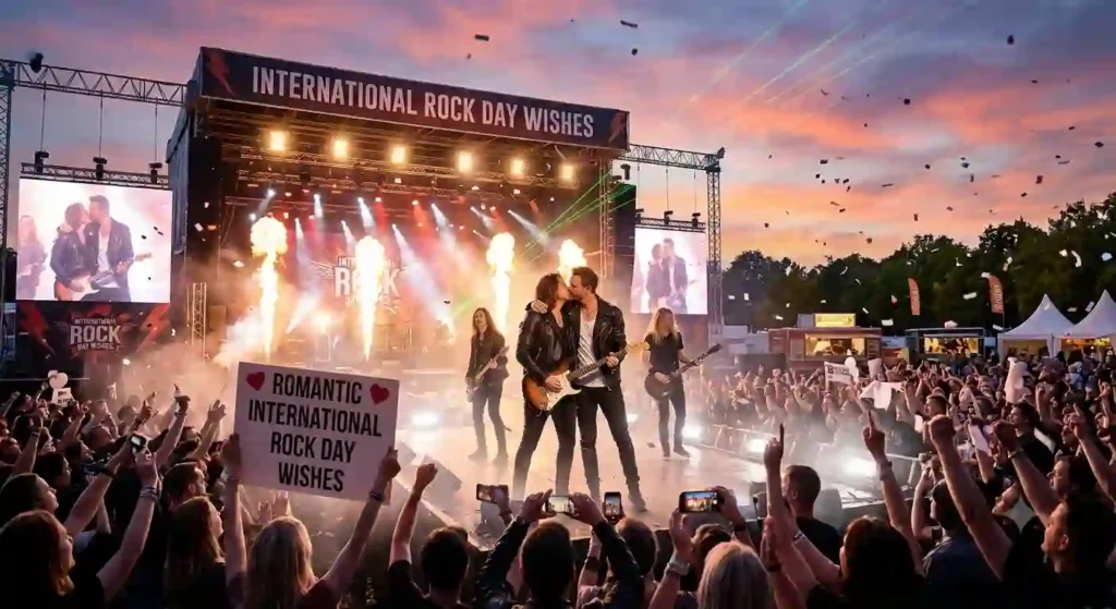 Romantic International Rock Day Wishes
