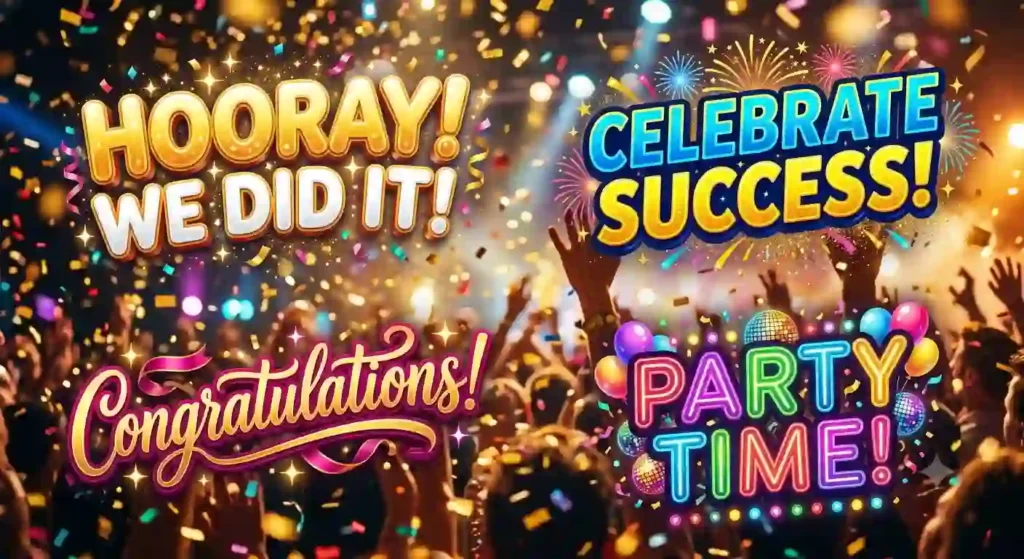 Short and Punchy Celebration Texts